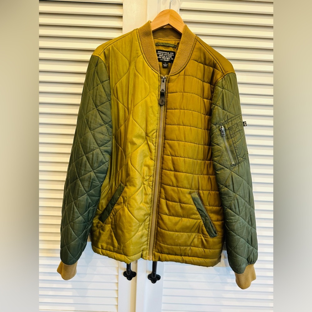 Rare Alpha Industries Bomber Jacket - Large